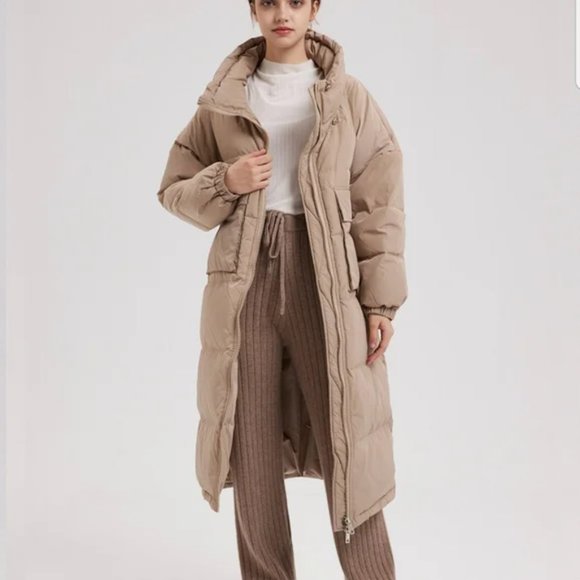 Nap Loungewear Oversized Quilted Down Puffer Coat - Picture 4 of 10